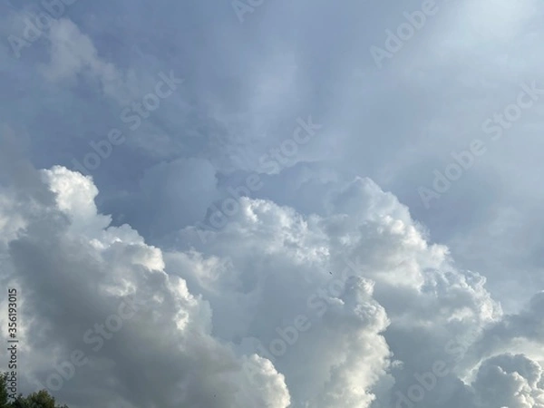 Obraz blue sky with clouds