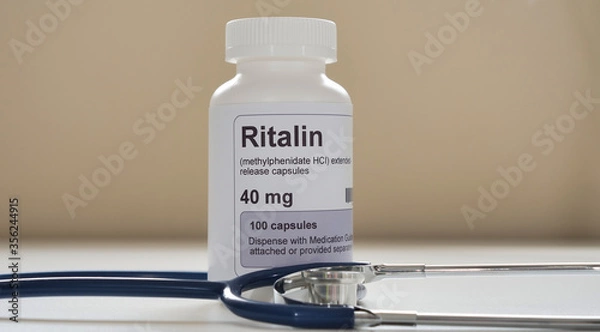 Obraz Ritalin treat attention deficit disorder children
