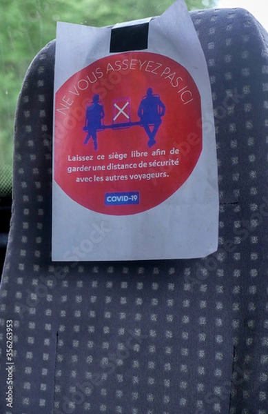 Obraz prohibited seat