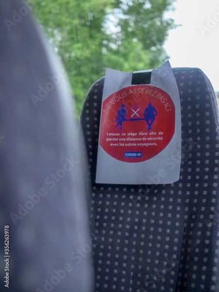 Obraz prohibited seat