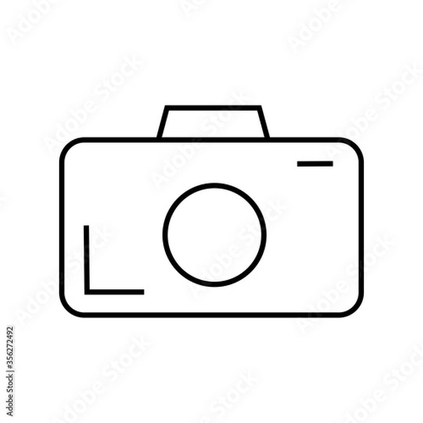 Fototapeta camera icon vector illustration