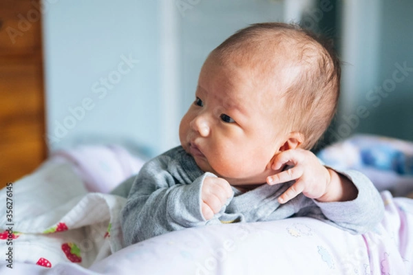 Obraz cute infant boy at home