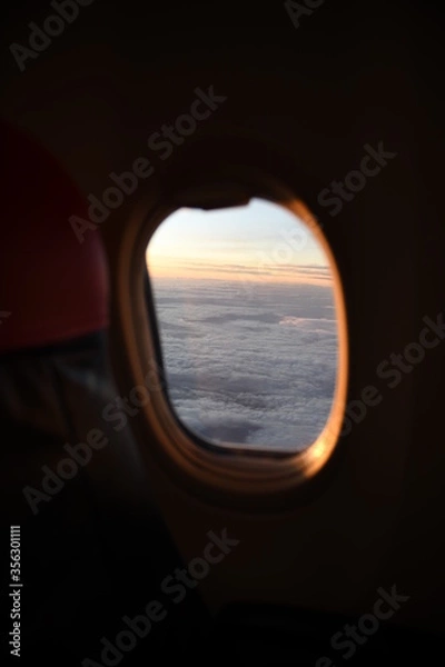 Obraz view from airplane window