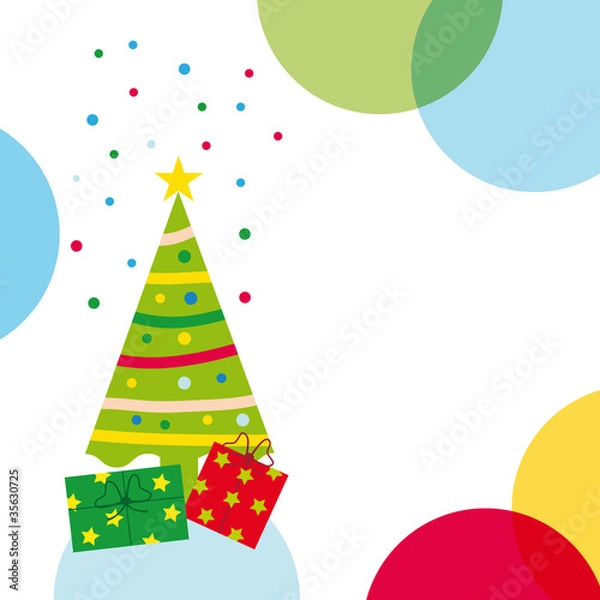 Obraz Christmas card