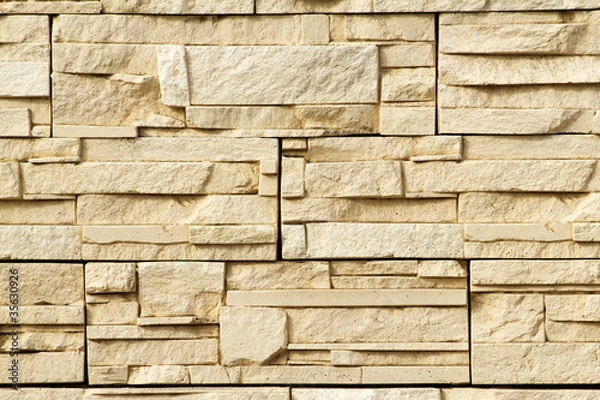Fototapeta Wall  stone decorative