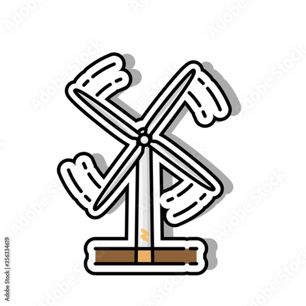 Fototapeta Wind turbine