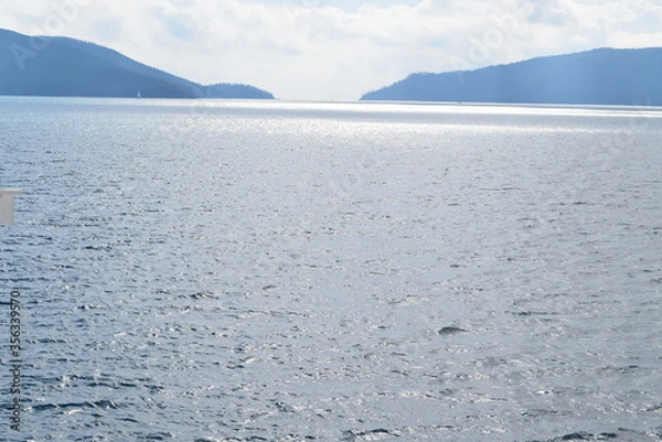 Obraz snow covered mountains in winter