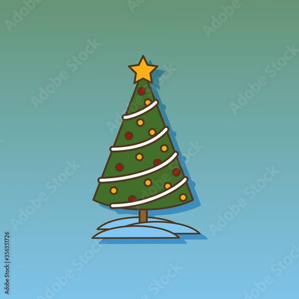 Fototapeta Christmas tree