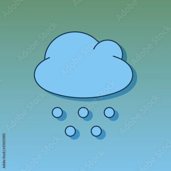 Fototapeta Snow cloud