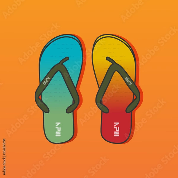 Fototapeta Flip-Flops