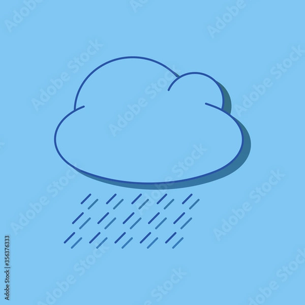 Fototapeta Rain cloud