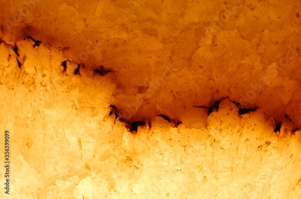 Obraz Salt lamp glowing abstract texture