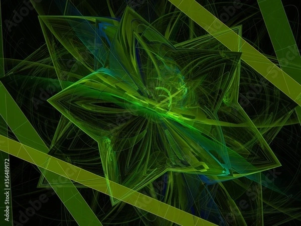Fototapeta Imaginatory fractal background Image