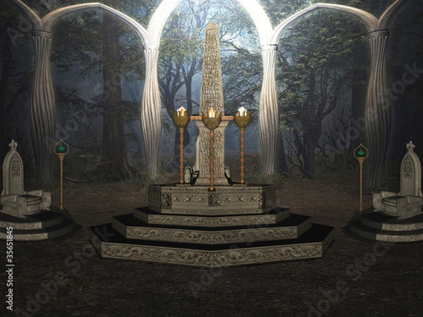 Obraz The secret forest.