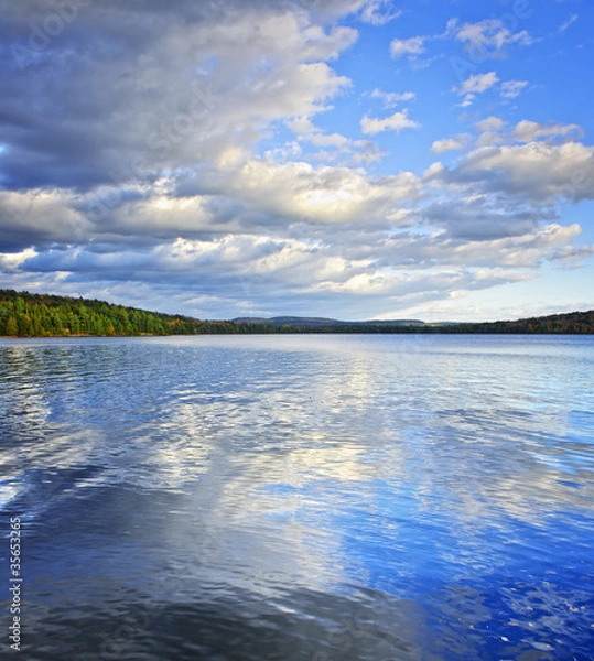 Obraz Lake reflecting sky