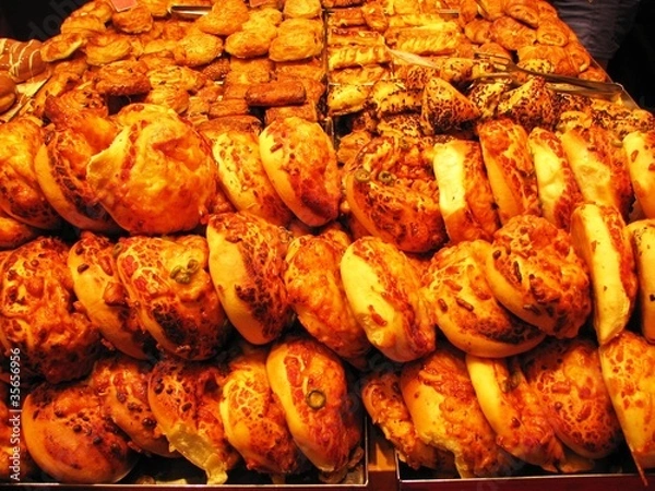 Fototapeta Mini pizzas