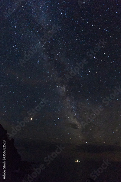 Obraz nightscape in mediterranean area