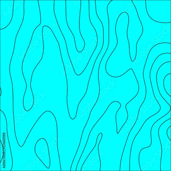 Fototapeta Elevation map. Topographic background. Vector illustretion.