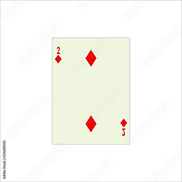 Obraz playing card. illustration for web and mobile design.