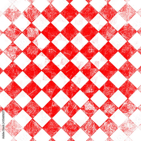 Obraz grunge red checkered
