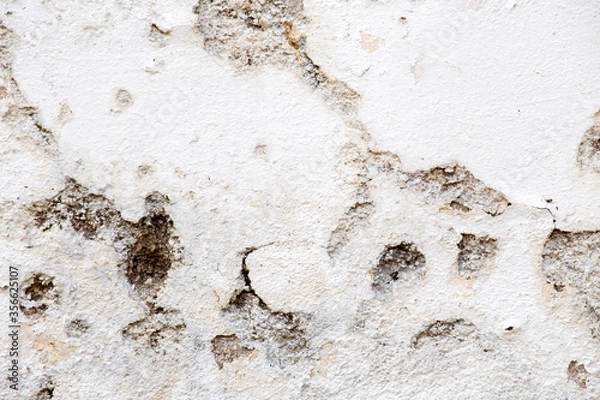 Obraz White concrete wall texture background 