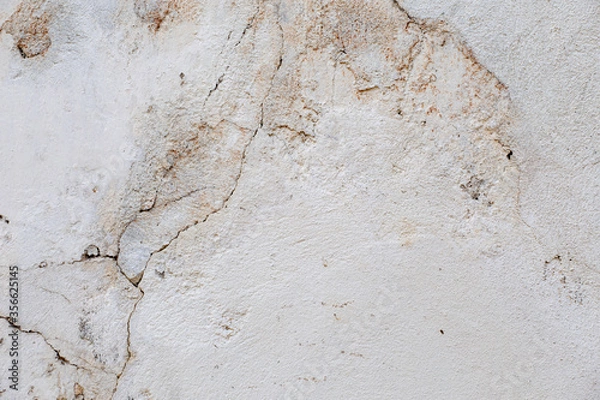 Fototapeta White concrete wall texture background 
