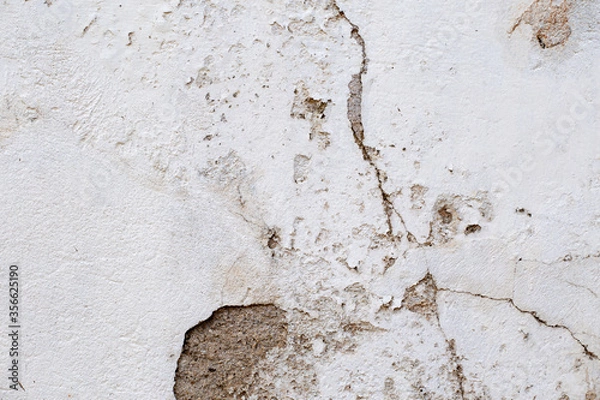 Obraz White concrete wall texture background 