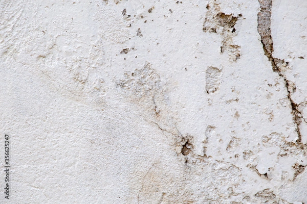 Obraz White concrete wall texture background 