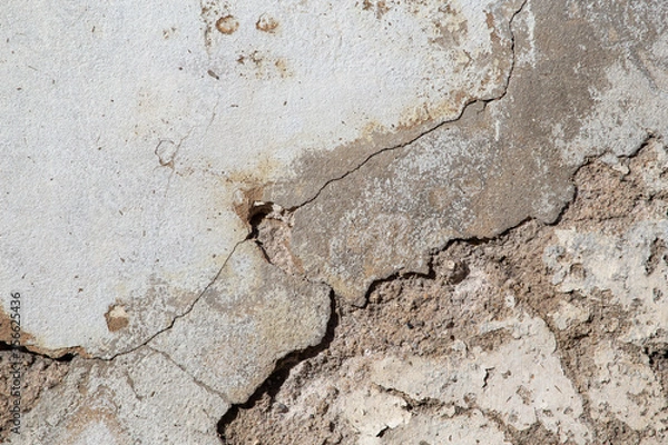 Fototapeta White concrete wall texture background 