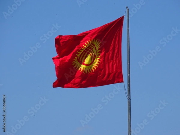 Obraz Kyrgyzstan flag