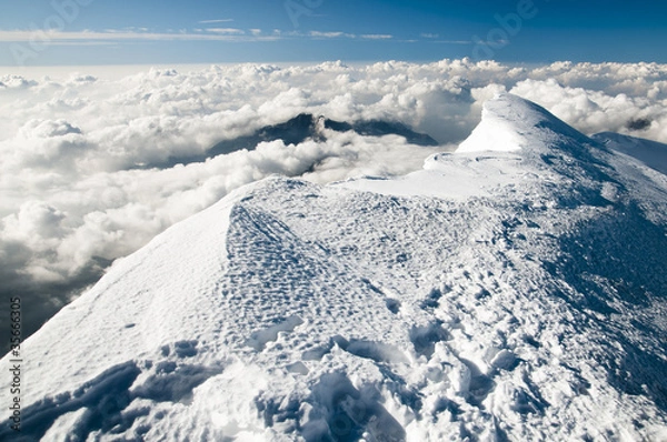 Fototapeta View from the summit