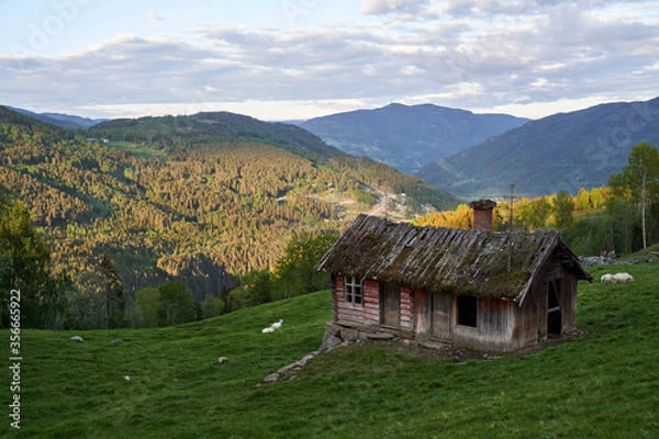 Obraz Old place in Hallingdal