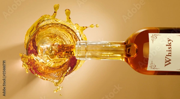 Obraz odrobina whisky