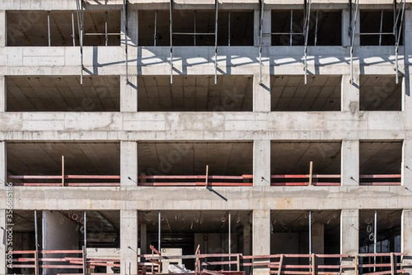 Obraz Baustelle eines Wohnhauses