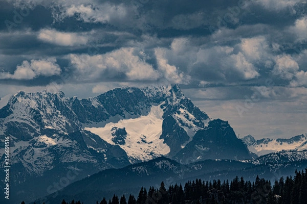 Obraz Berge mit Gewitterstimmung