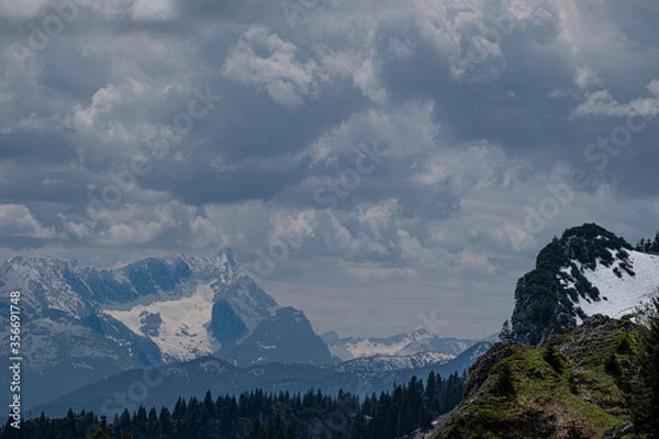 Obraz Berge mit Gewitterstimmung