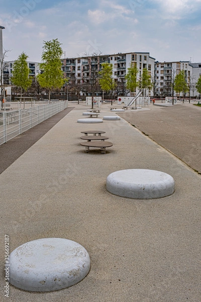 Obraz Leerer Spielplatz in München