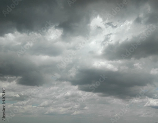 Obraz storm clouds time lapse