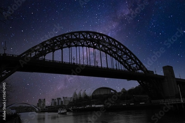 Fototapeta Bridge night