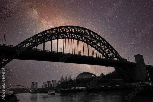 Fototapeta Bridge night