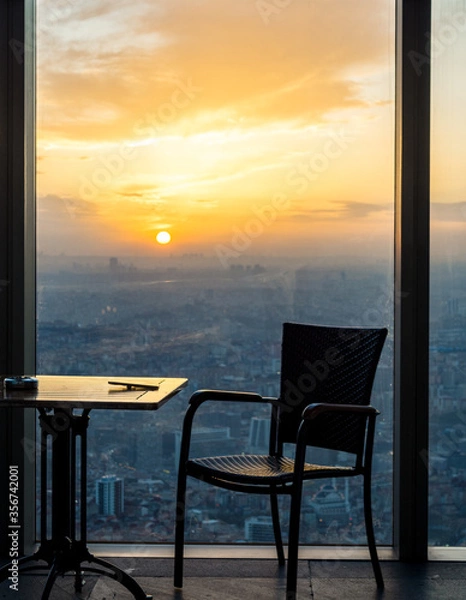 Obraz Sunset over Istanbul