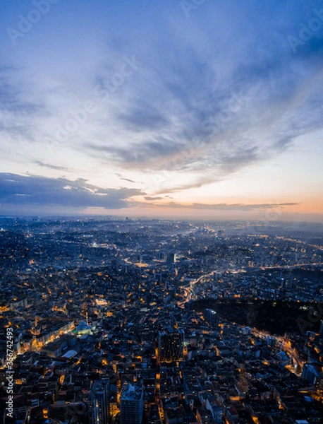 Obraz Sunset over Istanbul