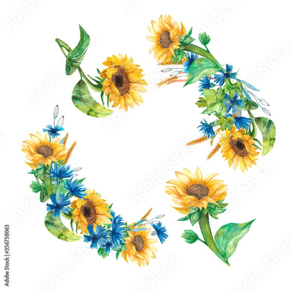 Obraz Watercolor illustration.