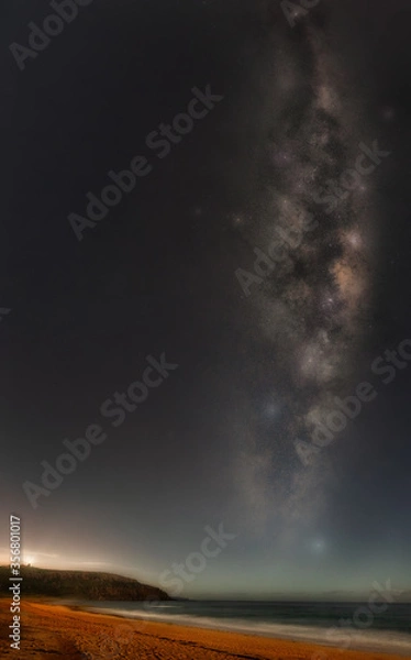 Obraz Mlikyway over Palm Beach