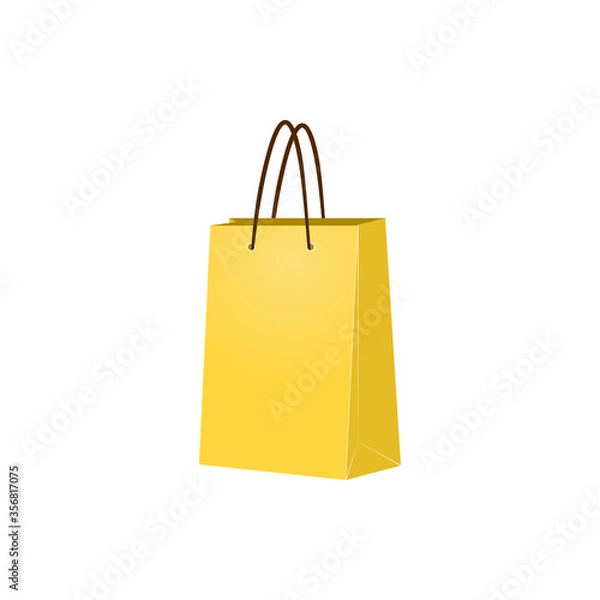 Obraz yellow shopping bag