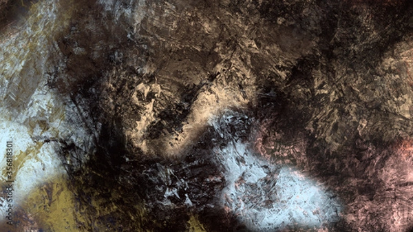 Obraz Abstract digital painting textured background