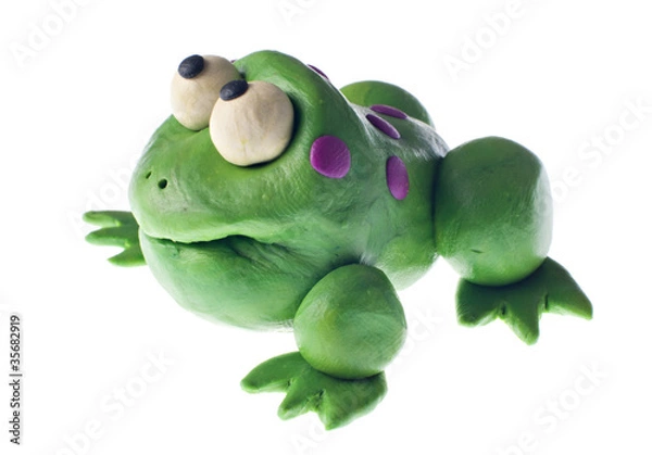 Obraz Plasticine frog