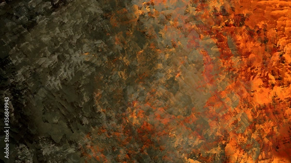 Obraz Abstract digital painting textured background