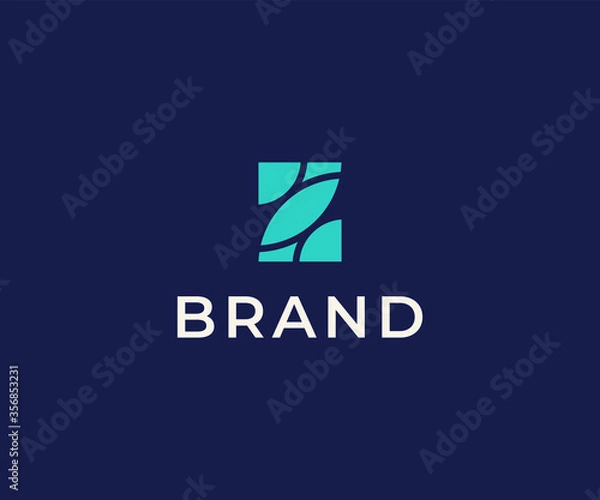 Fototapeta Abstract letter Z logo design vector template