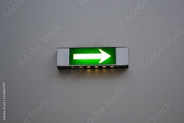 Obraz Arrow pointer on white background